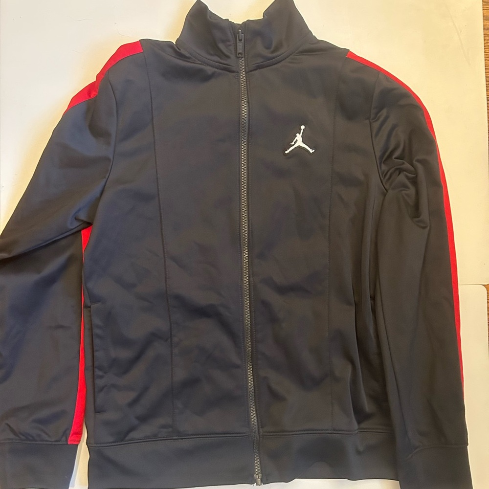 Nike Jordan Boys Full-Zip Track Jacket Black 12-13 yrs (147-163 cm)